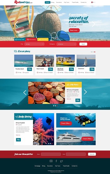 Red Sea Trips Website
